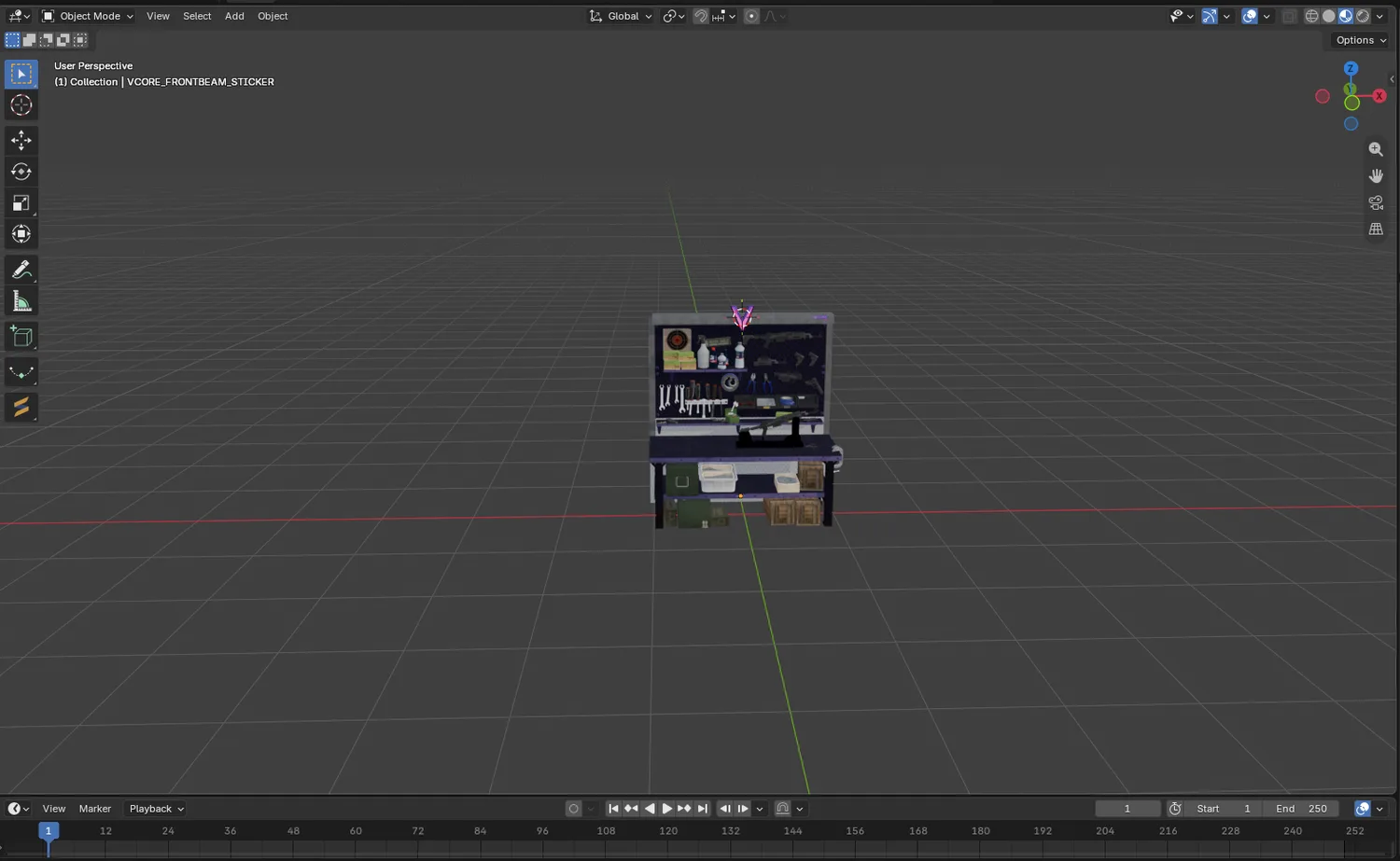VCORE bench prop